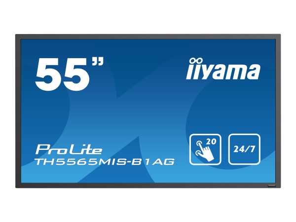 iiyama ProLite TH5565MIS, AG, 138,6cm (54,6''''), Infrarot, Full HD, schwarz