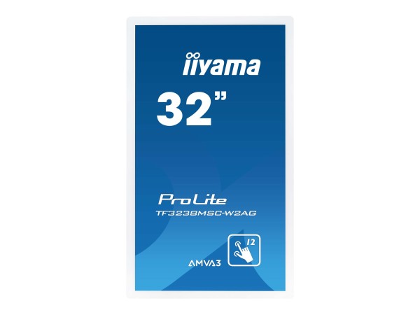 iiyama ProLite TF3238MSC-W2AG, 80cm (31,5''''), Projected Capacitive, 12 TP, Full HD, weiß